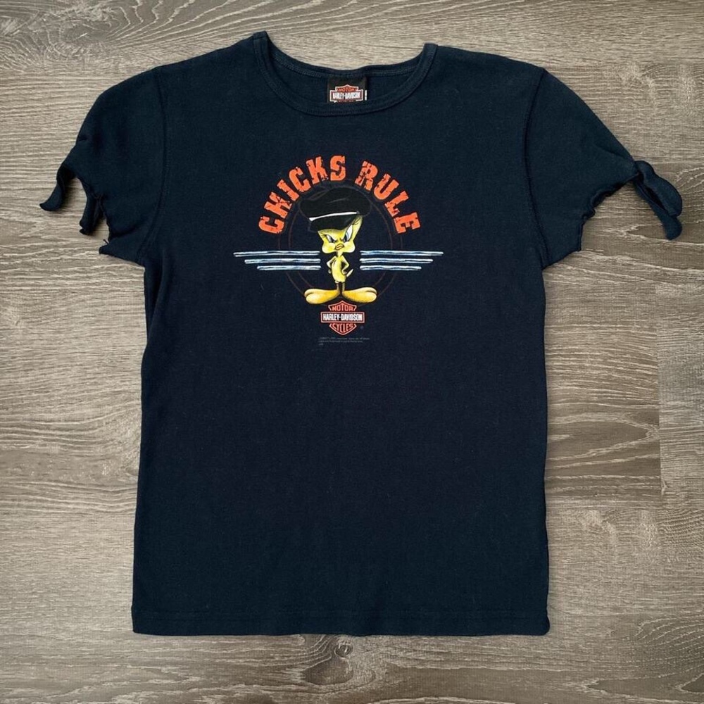 Harley Davidson baby tee shirt